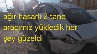 ağır hasarlı araç yükleme [upl. by Jones]