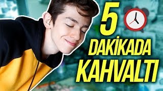 5 DAKİKADA LÜKS KAHVALTI HAZIRLAMAK [upl. by Ellen]