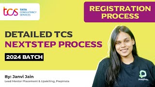 TCS Registration Process for 2024 Batch  Detailed TCS Nextstep Process Oncampus [upl. by Neuburger]