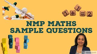 Non Medical Prescribing NMP Maths Sample Questions [upl. by Stelu]