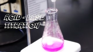 Lab Demonstration  Acid  Base Titration [upl. by Sinne148]