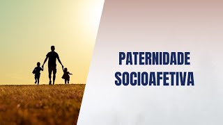 Paternidade socioafetiva [upl. by Hortensia]