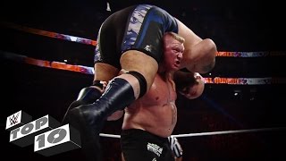 Brock Lesnar’s Most Powerful Moments  WWE Top 10 [upl. by Armyn]