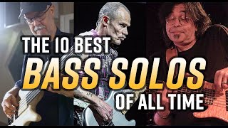 The 10 Best Bass Solos of All Time [upl. by Lachus]