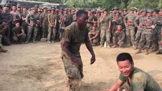 US Marines have a dance off with South Korean Marines [upl. by Mok716]