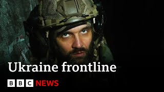 The Defenders of Donbas Ukraine war frontline report  BBC News [upl. by Talich]