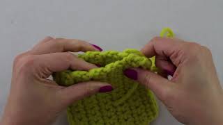 Simple Stylish HäkelTutorial Technik 9 Zusammennähen  Überwendlichstich [upl. by Ayenat181]