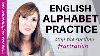 How to Say English Letters American English Alphabet Pronunciation [upl. by Aztiraj]