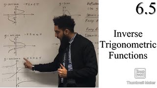 Edexcel A level Maths 65 Inverse Trigonometric Functions [upl. by Verda]