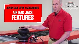 ADVANTAGE LIFTS ACCESSORIES  AIR BAG JACK FEATURES [upl. by Lubow]