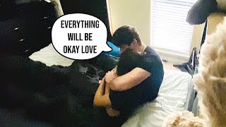 NIGHTMARE PRANK ON BOYFRIEND EMOTIONAL REACTION [upl. by Nessnaj]