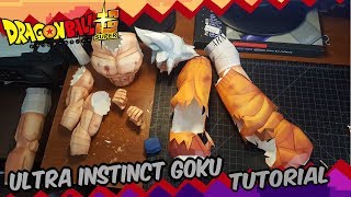 Papercraft Tutorial How to make Ultra Instinct Goku [upl. by Aubrie]