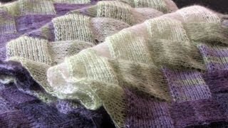 Learn to Knit Entrelac Part One [upl. by Boylan]