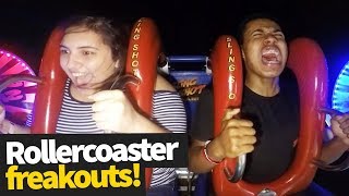 Hilarious Rollercoaster Moments  Funny Reactions and Fails [upl. by Guido]