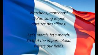 French National Anthem  quotLa Marseillaisequot FREN [upl. by Nomled]