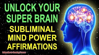 Program Your Mind Power For Extreme Intelligence Subliminal GENIUS Affirmations While You Sleep [upl. by Ayotnom]