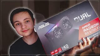 ASUS RX 6700 XT Dual Unboxing And Benchmarks [upl. by Tennies]