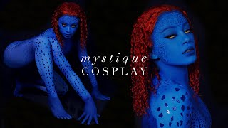 Mystique XMen Transformation  Cosplay Tutorial  jasmeannnn [upl. by Ssac966]