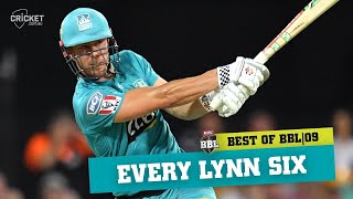 Raining sixes All of Lynns Big Bash maximums  KFC BBL09 [upl. by Edin232]