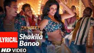 Shakila Banoo Full Lyrical Video Song  Shreya Ghoshal  Priyanka Chopra Ram Charan [upl. by Jackquelin]