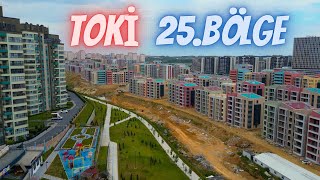 Başakşehir’in Gözde Toki Projesi 50000 konut Kayabaşı 25Bölge Son Durum Drone Çekimi İstanbul [upl. by Adnof]