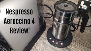 Nespresso Aeroccino 4 Milk Frother Review  Worth upgrading from the Aeroccino 3 [upl. by Hploda]