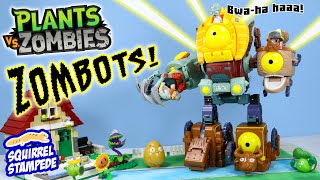 Plants vs Zombies Zomboss Zombots Transformer Combiner Review [upl. by Nicolais]