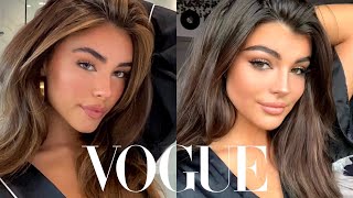 I followed Madison Beers VOGUE makeup routine [upl. by Ahseka]