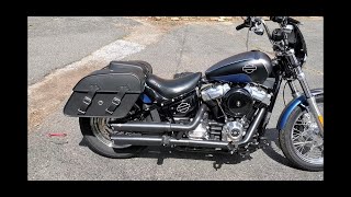 How To Mount Viking Saddlebags To Harley Davidson [upl. by Allemap814]