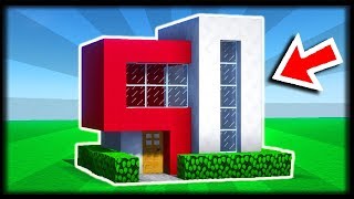 COMMENT CONSTRUIRE UNE MAISON MODERNE  🏠🏠 Tuto Build Minecraft [upl. by Frere990]