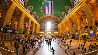 Walking Tour of Grand Central Terminal — New York City 【4K】🇺🇸 [upl. by Ecienal]