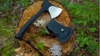 NEW Schrade SCAXE10 Camp Hatchet – Best Hatchet for Backpacks [upl. by Lrem]