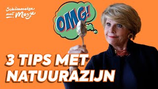 3 Super Soptips met natuurazijn 💦 Schoonmaken met Marja Middeldorp [upl. by Assenav938]