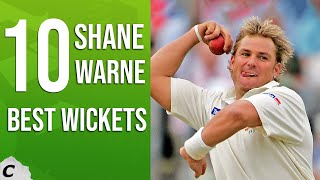 Shane Warnes Top 10 Wickets Of His Career [upl. by Harol]