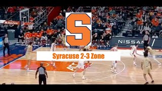 How To Run Syracuse 23 Zone [upl. by Ynnob]