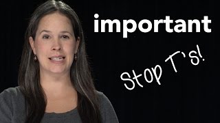 How to Pronounce IMPORTANT  American English [upl. by Layman]