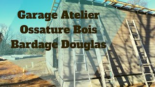 Garage Atelier en Ossature Bois amp Bardage Douglas [upl. by Certie]