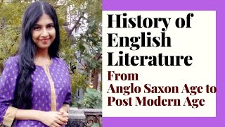 History of English Literature  All the Literary Ages explained [upl. by Gnus]