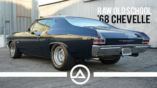 Raw Old School 68 Chevelle Doing Burnouts [upl. by Mccreery]