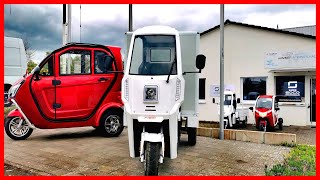 ⚡ Wir testen die kleinsten EAutos der Welt ⚡ Kann tesla jetzt einpacken  kabinenroller  Test [upl. by Enialedam670]