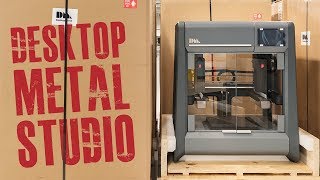 Desktop Metal Studio 3D Printer  Affordable Metal 3D Printing [upl. by Carmella]