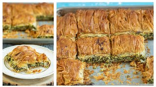 The Best Greek Spanakopita Updated Video [upl. by Vashtia540]