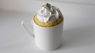 Vanilla Mug Cake Recipe [upl. by Ensign]