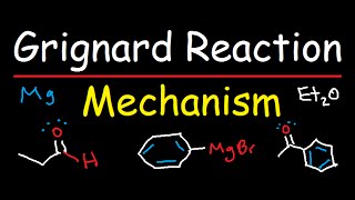 Grignard Reagent Synthesis Reaction Mechanism  Organic Chemistry [upl. by Aseek]