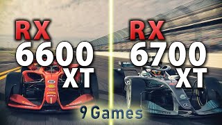 RX 6600 XT vs RX 6700 XT  Test in 9 Games  1080p 1440p [upl. by Elokcin]