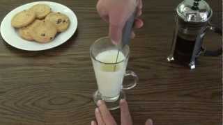 Aerolatte  The Original Steam Free Milk Frother [upl. by Yruoc]