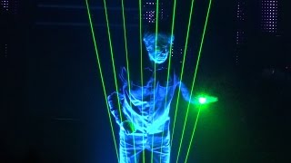 Jean Michel JARRE Laser Harp The Time Machine  2016 LIVE HD LYON FR [upl. by Ravilob]