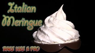 How To Make Italian Meringue Recipe [upl. by Oinafipe]