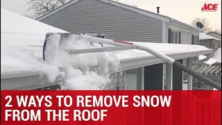 How To Remove Snow From A Roof  Ace Hardware [upl. by Labana865]