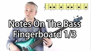 How To Learn Notes On The Bass Guitar 13 [upl. by Artied]